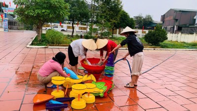 Trường Mầm non Quảng Minh tích cực lao động vệ sinh, chuẩn bị môi trường an toàn, xanh – sạch – đẹp sẵn sàng đón trẻ trở lại sau tết